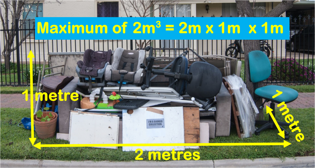 Hard Rubbish YES and NO lists East Waste