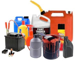 Hazardous Waste items grouped