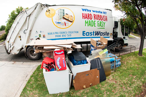 East Waste Rubbish Truck. Why waste it? Hard Rubbish Made Easy 