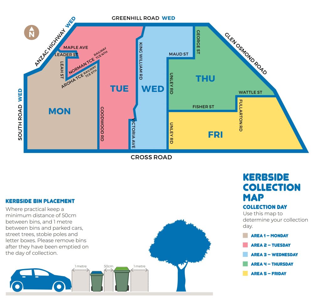 City of Unley Kerbside Collection Map